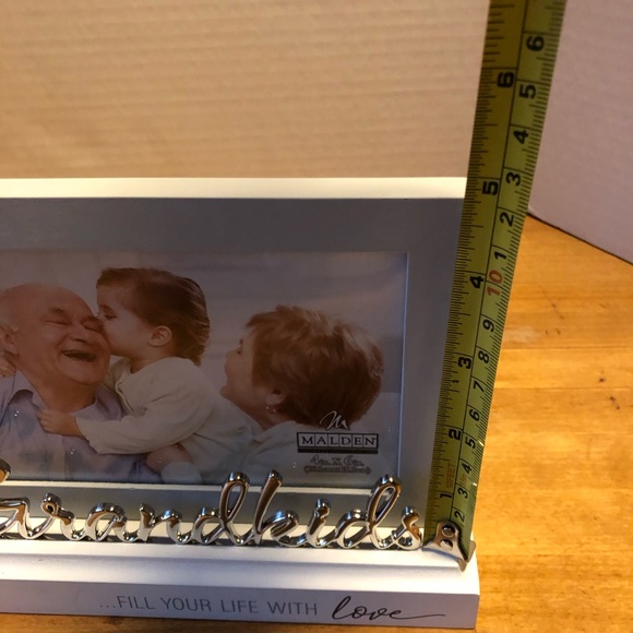 Malden International Designs Grandkids Picture Frame Gray White 5.5” x 3.5” - Picture 6 of 6